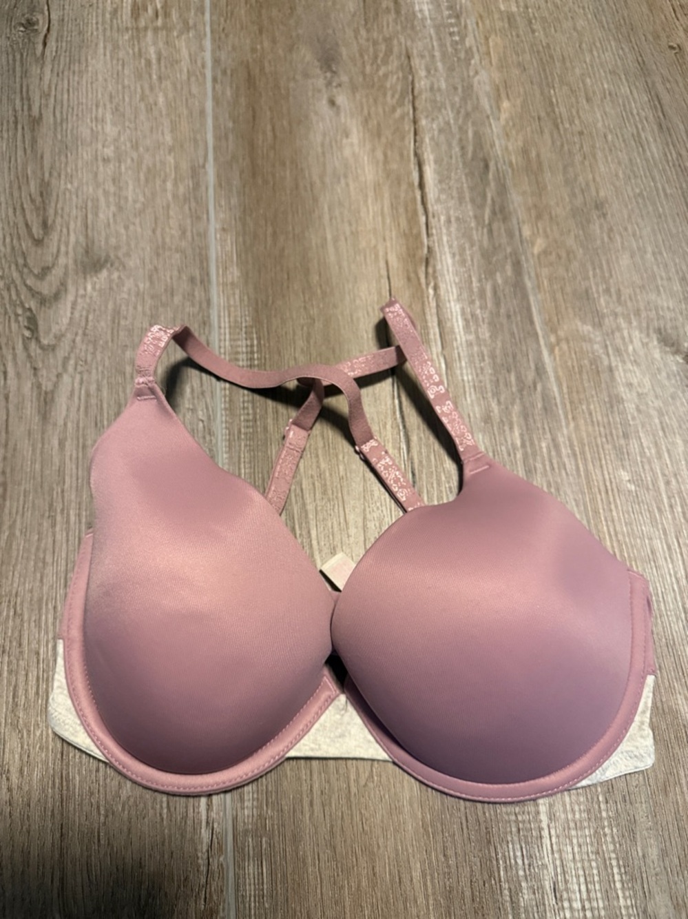 PINK Victoria's Secret Mauve Wear Everywhere Super Push Up Bra